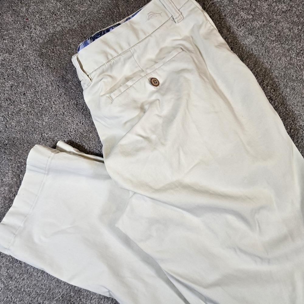 Tommy Bahama Pants Mens Size 40x34 Professional Relax Vacation Silk Blend